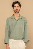 PASTEL GREEN LINEN SHIRT