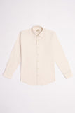 CLASSIC FIT BEIGE FORMAL SHIRT
