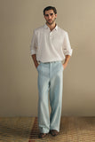 White Linen Gandoura Shirt