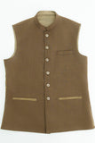 CAMEL BROWN WAISTCOAT
