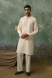 Ivory White Embroidered Kurta Pajama