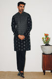 SAGE GREEN EMBROIDERED WAISTCOAT