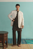 Beige Embroidered Jacket