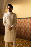 IVORY FLORAL SHERWANI