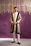 EMBROIDERED OFF WHITE SHERWANI
