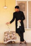 CHARCOAL BLACK SHERWANI